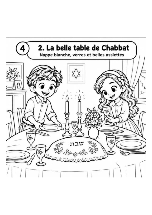 Dovi et Léa préparent Chabbat – photo 2