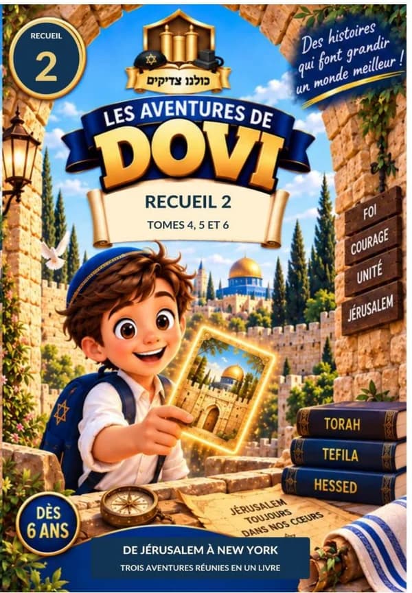 Couverture : Les Aventures de Dovi — Recueil 2