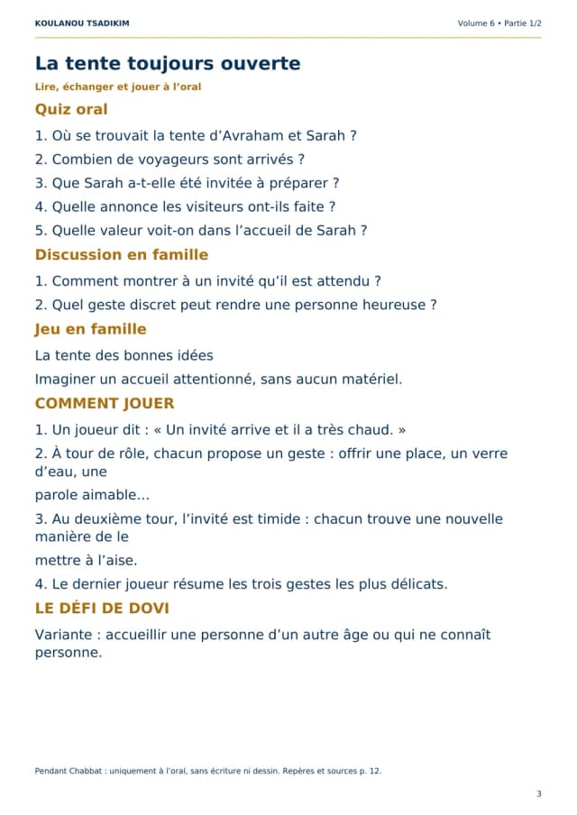 Pack Chabbat — Volume 6, partie 1 – photo 3