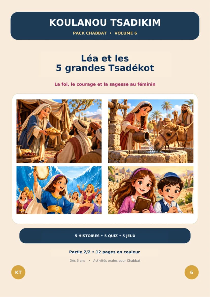Couverture : Pack Chabbat — Volume 6, partie 2